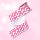 Spooky Niedlich Ghost Pattern Pink Halloween Band Satinband