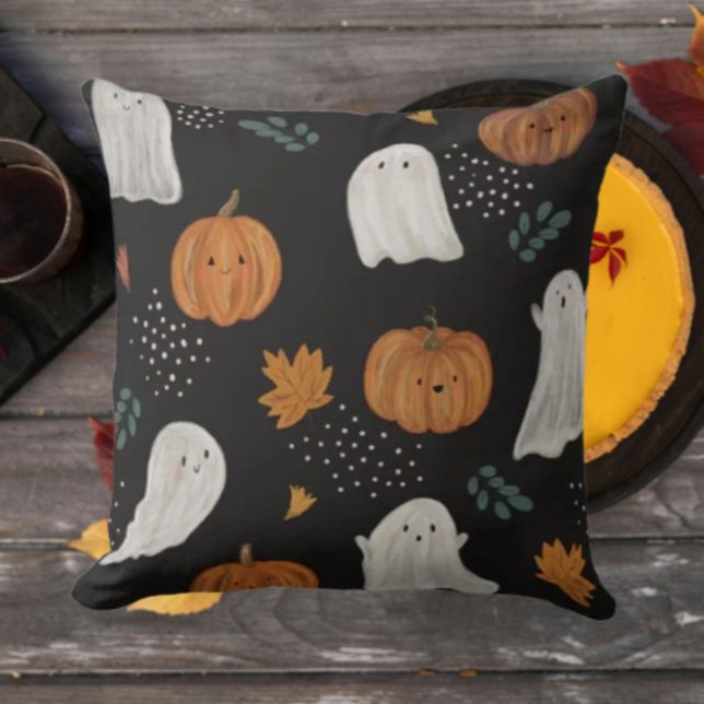 Spooky Niedlich Ghost & Pumpkin Fanny Pack Kissen (Von Creator hochgeladen)