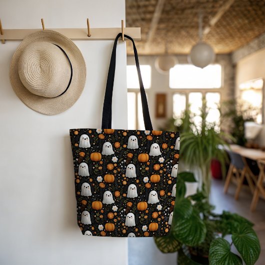 Spooky Niedlich Ghost & Pumpkin Pattern Halloween Tasche