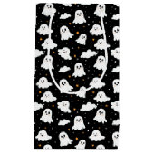 Spooky Niedlich Halloween Ghost Cloudy Star Sky Kleine Geschenktüte (Vorderseite)