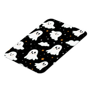 Spooky Niedlich Halloween Ghost Cloudy Star Sky Magnet