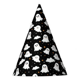 Spooky Niedlich Halloween Ghost Cloudy Star Sky Partyhütchen
