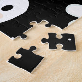 Spooky Niedlich Halloween Ghost Cloudy Star Sky Puzzle (Seite)