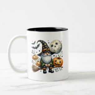 Spooky Niedlich Halloween Gnome - Perfektes Gesche Zweifarbige Tasse
