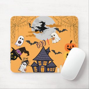 Spooky Niedlich Halloween Mousepad - Spuk Hausmatt