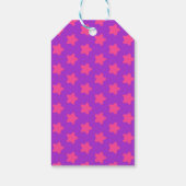 Spooky Niedlich Hexe Whmsical Lila Happy Halloween Geschenkanhänger (Rückseite)