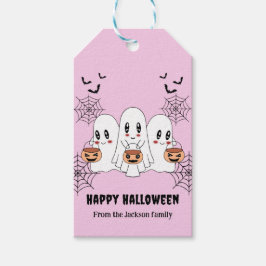 Spooky Niedlich Kawaii Cartoon Ghost Halloween-Par Geschenkanhänger