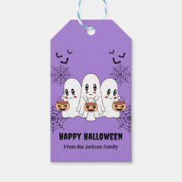 Spooky Niedlich Kawaii Cartoon Ghost Halloween-Par Geschenkanhänger