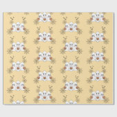 Spooky Niedlich Kawaii Cartoon Ghost Halloween-Par Geschenkpapier (Flach)