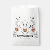 Spooky Niedlich Kawaii Cartoon Ghost Halloween-Par Geschenktütchen (Vorderseite)