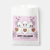 Spooky Niedlich Kawaii Cartoon Ghost Halloween-Par Geschenktütchen (Vorderseite)