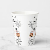 Spooky Niedlich Kawaii Cartoon Ghost Halloween-Par Pappbecher (Links)