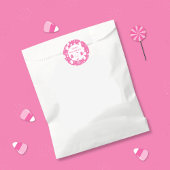 Spooky Niedlich Kid Pink Halloween Aufkleber mit N