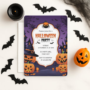 Spooky Niedlich Kids Halloween-Party Feiertagskarte