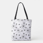 Spooky Niedlich Spiders & Webs Halloween Tasche (Rückseite)