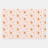 Spooky Niedlich Trick oder Treat Halloween Muster Geschenkpapier Set (Vorderseite 2)