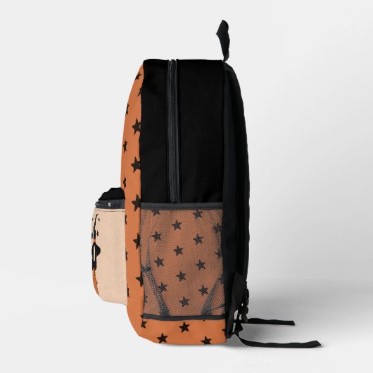 Spooky Niedlich Witch & Ghost Trick oder Treat Hal Bedruckter Rucksack (Rechts)