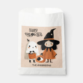 Spooky Niedlich Witch & Ghost WasserfarbenHallowee Geschenktütchen