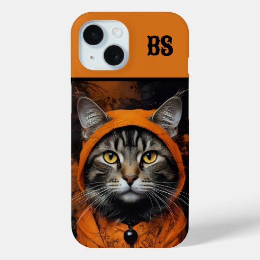 Spooky niedliche Halloween-Katze in Verkleidung Case-Mate iPhone Hülle (Rückseite)