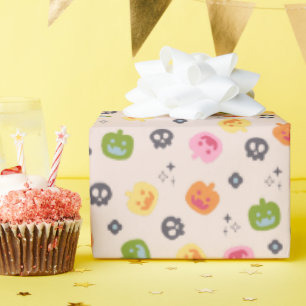 Spooky Niedlicher Jack O'lantern Candy Geschenkpapier