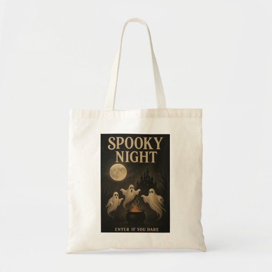 Spooky Night Enter If You Dare Tragetasche (Vorne)