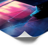 Spooky Night Fee, Wolfman Moves Poster (Ecke)