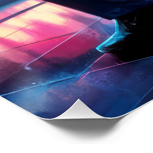 Spooky Night Fee, Wolfman Moves Poster (Ecke)