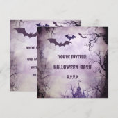Spooky Night: Fledermäuse und Spuk HausHalloween-B (Vorne/Hinten)