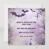 Spooky Night: Fledermäuse und Spuk HausHalloween-B (Rückseite)