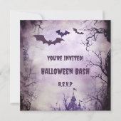 Spooky Night: Fledermäuse und Spuk HausHalloween-B (Vorderseite)