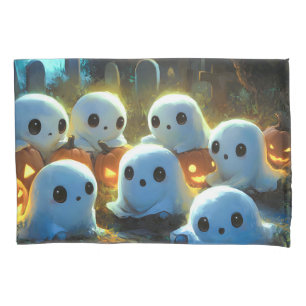 Spooky Night Friedhof Niedlich Halloween Ghost Kissenbezug