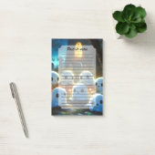 Spooky Night Friedhof Niedlich Halloween Ghost Post-it Klebezettel (Büro)