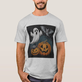 Spooky Night Friends Halloween T - Shirt