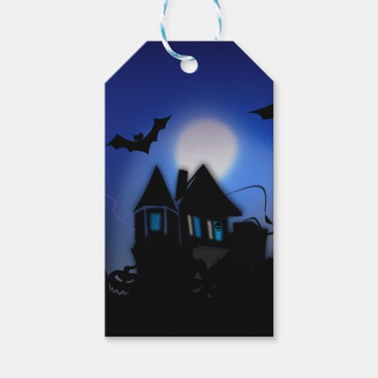 Spooky Night, Halloween Geschenkanhänger (Vorderseite)