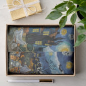 Spooky Night Halloween Ghoful Skull Spuk House Seidenpapier (Geschenk)