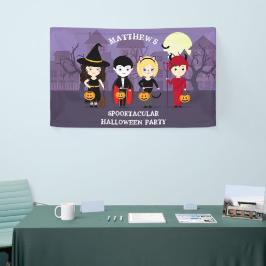 Spooky Night Halloween-Party Banner (Messeveranstaltung)