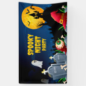 Spooky Night Halloween-Party Banner (Vertikal)