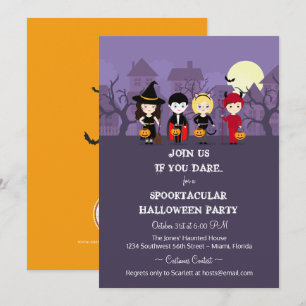Spooky Night Halloween-Party Einladung