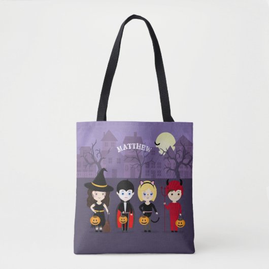 Spooky Night Halloween-Party Tasche (Vorderseite)