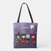 Spooky Night Halloween-Party Tasche (Rückseite)