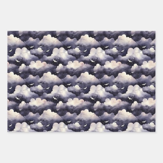 Spooky Night Halloween Wrapping Paper Geschenkpapier Set (Vorderseite 3)