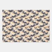 Spooky Night Halloween Wrapping Paper Geschenkpapier Set (Vorderseite 2)