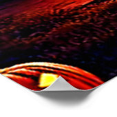 Spooky Night Haunted House Thrills Poster (Ecke)