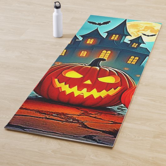 Spooky Night Haunted House Thrills Yogamatte (Beispiel)