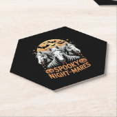Spooky Night Mares Halloween Pferd Untersetzer (angewinkelt)