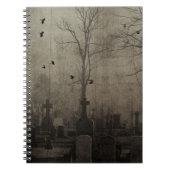 Spooky Night of Crows Notizblock (Vorderseite)