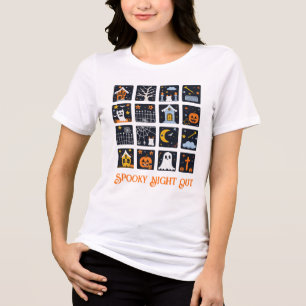 Spooky Night Out Halloween Graphic T - Shirt