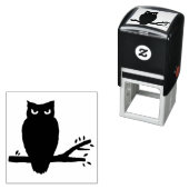 Spooky Night Owl Silhouette Permastempel (Beispiel)