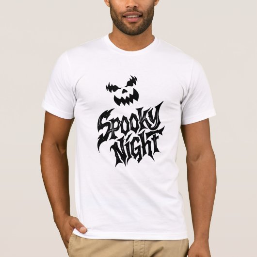 Spooky night Pumpkin face T-Shirt (Vorderseite)