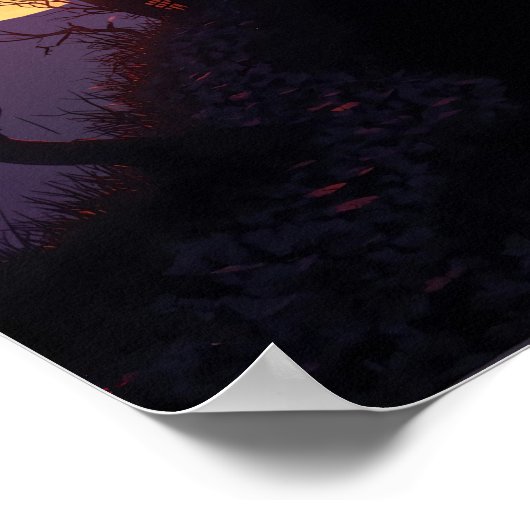 Spooky Night - Spuk House Poster (Ecke)